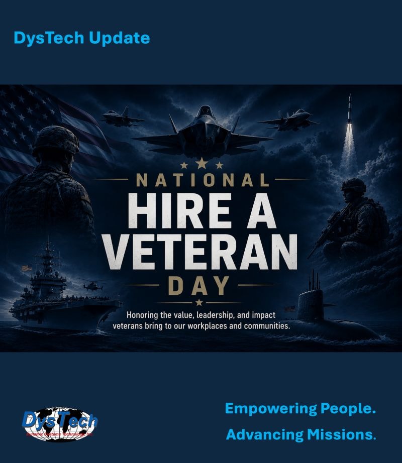 DysTech Proudly Recognizes National Hire a Veteran Day