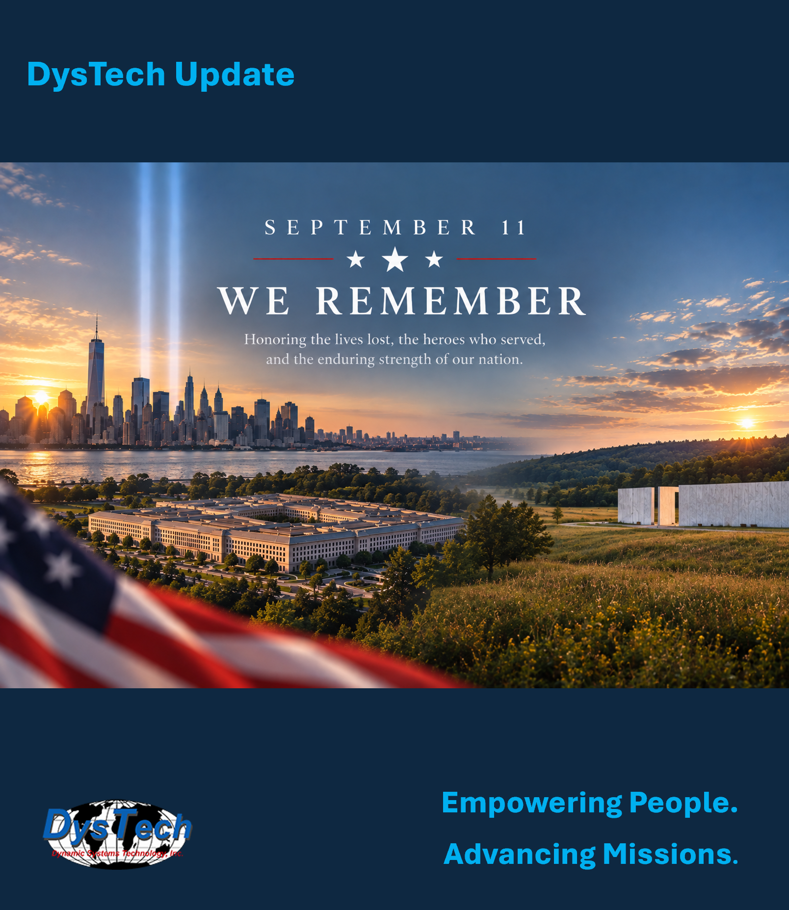 DysTech Remembers September 11, 2001